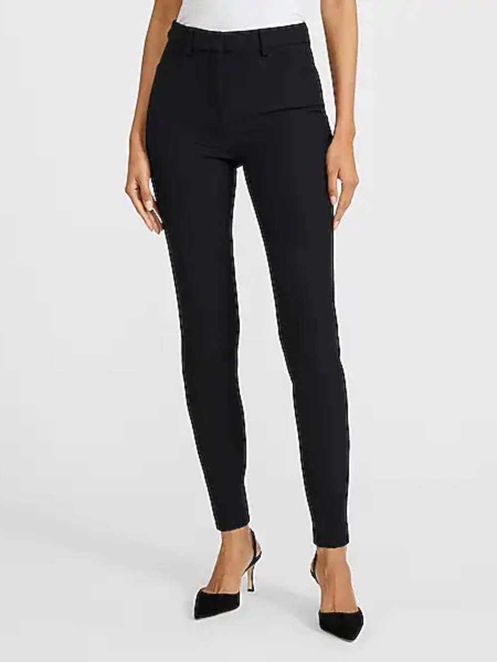 Express Skinny High Rise Supersoft Twill Dress pants trousers